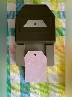 Stamp’in Up Paper Tag Punch. Works like new